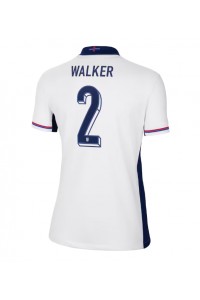 England Kyle Walker #2 Fotballdrakt Hjemme Klær Dame EM 2024 Korte ermer